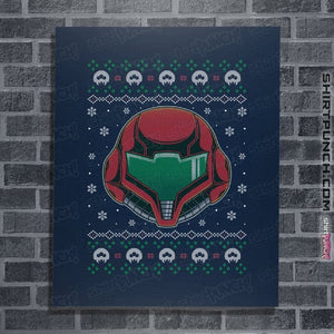 Shirts Posters / 4"x6" / Navy The Larvas Hunter Christmas