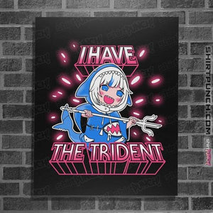 Shirts Posters / 4"x6" / Black Gawr Gura