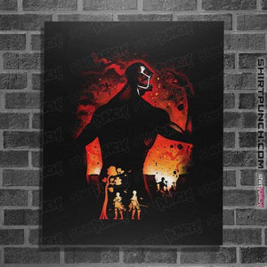 Shirts Posters / 4"x6" / Black Colossal Titan
