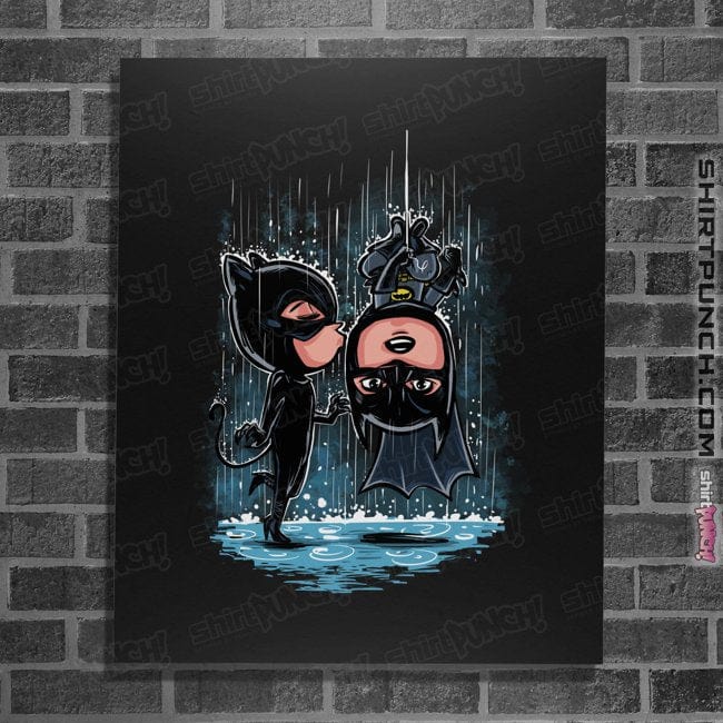 Daily_Deal_Shirts Posters / 4"x6" / Black Bat Kiss