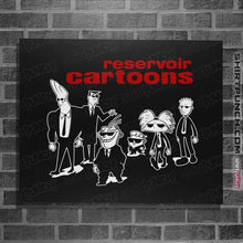 Load image into Gallery viewer, Daily_Deal_Shirts Posters / 4&quot;x6&quot; / Black Reservoir Cartoons
