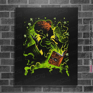 Daily_Deal_Shirts Posters / 4"x6" / Black Black Magic Witch