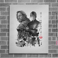Load image into Gallery viewer, Shirts Posters / 4&quot;x6&quot; / White Old And Young Jedi
