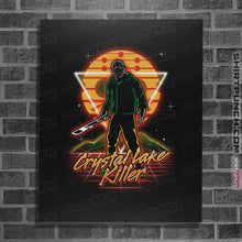 Load image into Gallery viewer, Shirts Posters / 4&quot;x6&quot; / Black Retro Camper Killer

