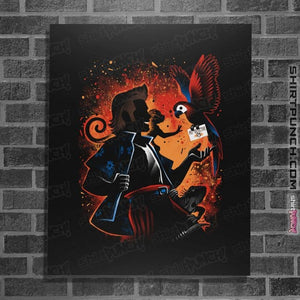 Daily_Deal_Shirts Posters / 4"x6" / Black Pet Detective