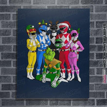 Load image into Gallery viewer, Daily_Deal_Shirts Posters / 4&quot;x6&quot; / Navy Grinch Rangers
