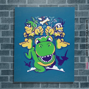 Daily_Deal_Shirts Posters / 4"x6" / Sapphire Caveman Duo
