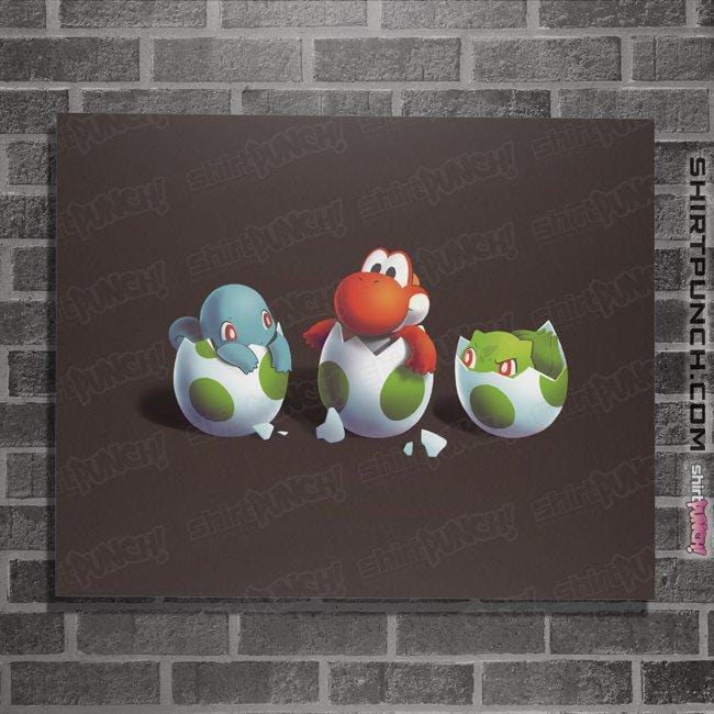 Shirts Posters / 4"x6" / Dark Chocolate Start With Yoshi