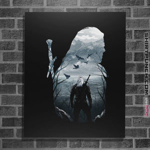 Shirts Posters / 4"x6" / Black Geralt