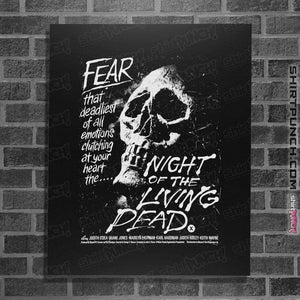 Daily_Deal_Shirts Posters / 4"x6" / Black Fear!