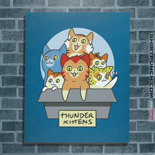 Load image into Gallery viewer, Shirts Posters / 4&quot;x6&quot; / Sapphire Thunder Kittens
