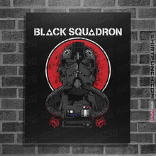 Load image into Gallery viewer, Shirts Posters / 4&quot;x6&quot; / Black Black Squadron
