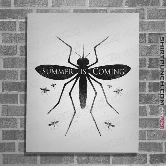 Secret_Shirts Posters / 4"x6" / White Summer Is Coming