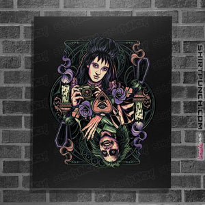Daily_Deal_Shirts Posters / 4"x6" / Black Beetlejuice & Lydia Card