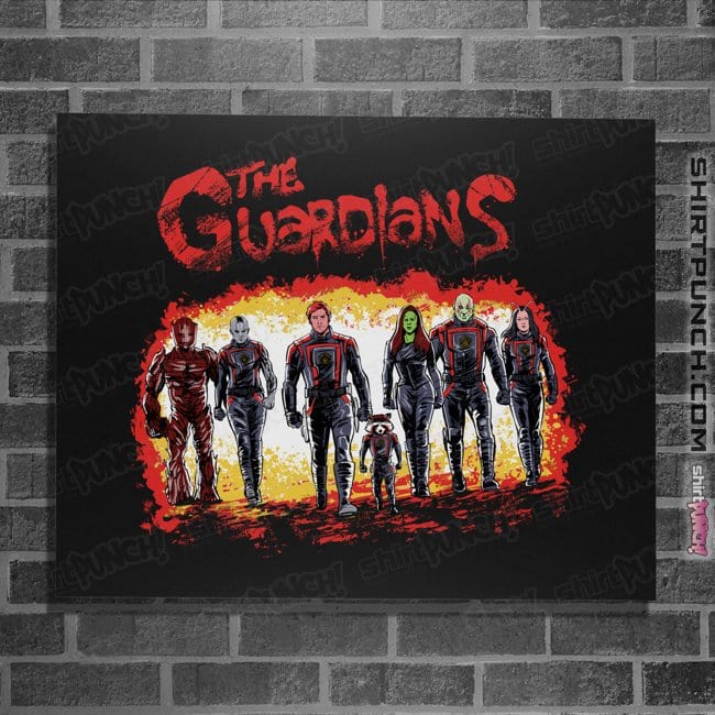 Secret_Shirts Posters / 4"x6" / Black The Guardians