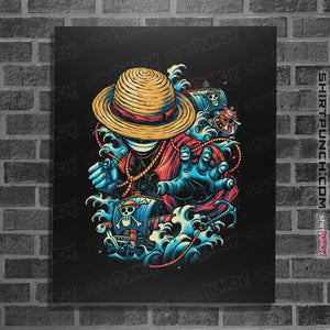 Shirts Posters / 4"x6" / Black Colorful Pirate