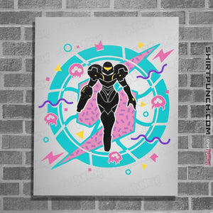 Shirts Posters / 4"x6" / White 90's Samus