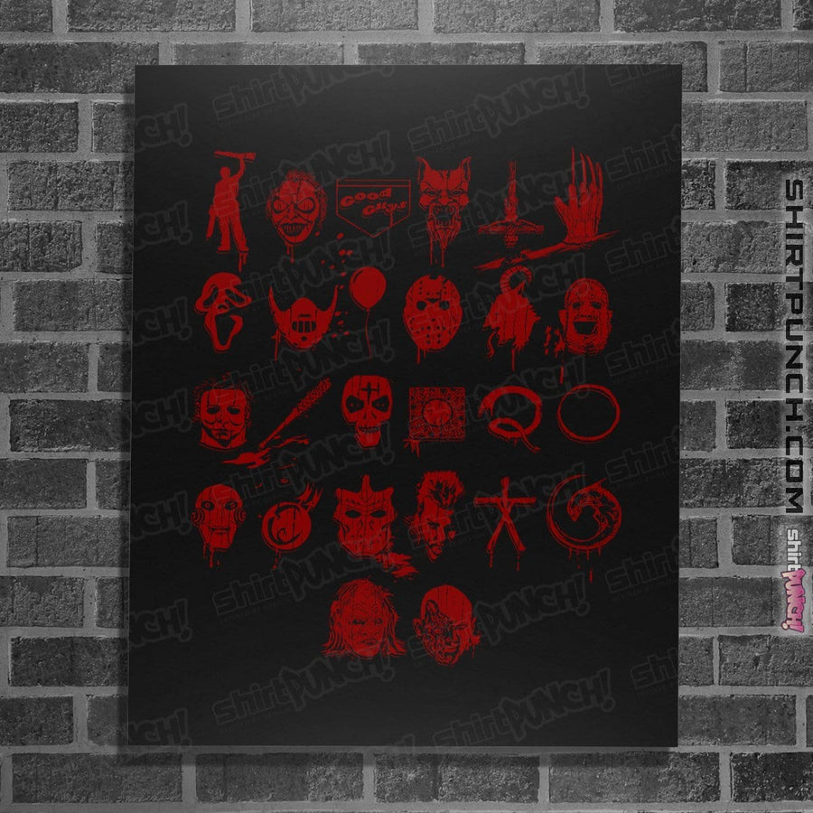 Shirts Posters / 4"x6" / Black ABCs Of Horror