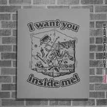 Load image into Gallery viewer, Shirts Posters / 4&quot;x6&quot; / Sports Grey I Want You Inside Me
