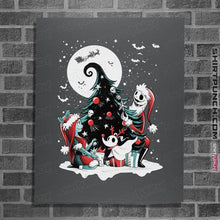 Load image into Gallery viewer, Daily_Deal_Shirts Posters / 4&quot;x6&quot; / Charcoal Christmas Nightmare
