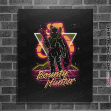 Load image into Gallery viewer, Shirts Posters / 4&quot;x6&quot; / Black Retro Bounty Hunter
