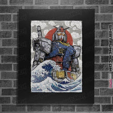 Load image into Gallery viewer, Daily_Deal_Shirts Posters / 4&quot;x6&quot; / Black Kanagawa RX-78-2
