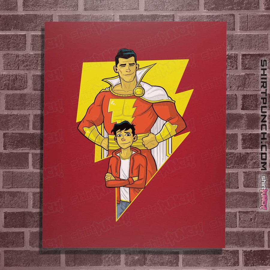 Shirts Posters / 4"x6" / Red The True Captain
