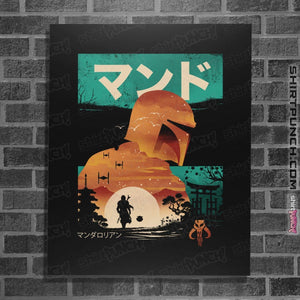 Shirts Posters / 4"x6" / Black Edo Mando