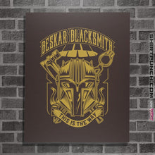 Load image into Gallery viewer, Shirts Posters / 4&quot;x6&quot; / Dark Chocolate Beskar Blacksmith
