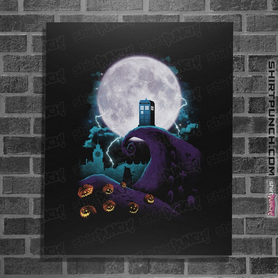 Shirts Posters / 4"x6" / Black Nightmare Before Doctor Who