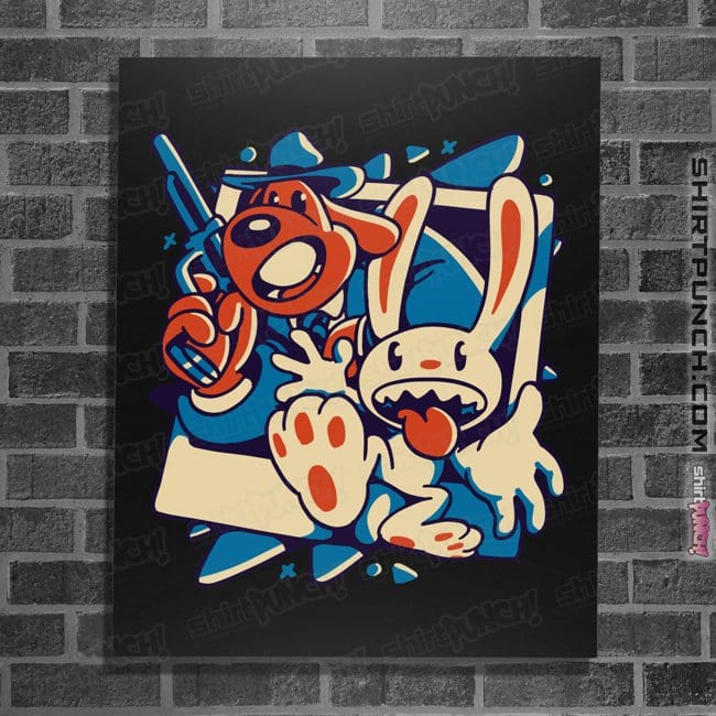 Daily_Deal_Shirts Posters / 4"x6" / Black The Freelance Police