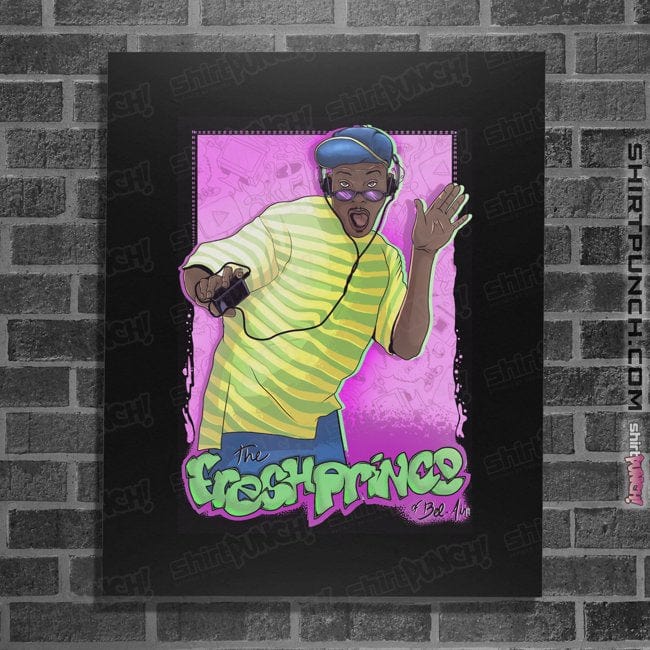 Shirts Posters / 4"x6" / Black Fresh Prince