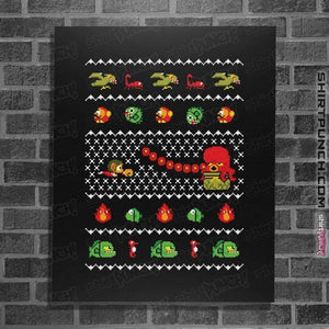 Shirts Posters / 4"x6" / Black Alex Kidd In Christmas World