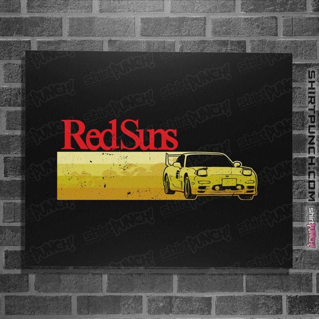 Shirts Posters / 4"x6" / Black Redsuns