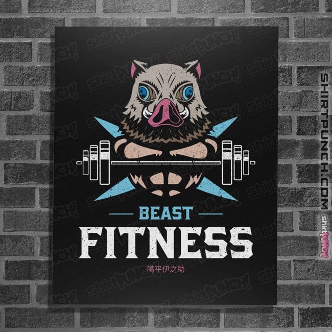 Daily_Deal_Shirts Posters / 4"x6" / Black Beast Fitness