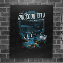 Load image into Gallery viewer, Shirts Posters / 4&quot;x6&quot; / Black Visit Raccoon City
