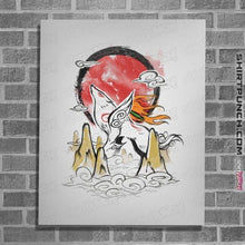 Load image into Gallery viewer, Shirts Posters / 4&quot;x6&quot; / White Okami Ink
