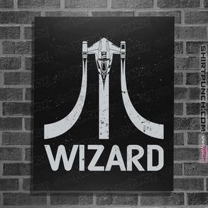 Secret_Shirts Posters / 4"x6" / Black Wizard