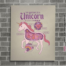 Load image into Gallery viewer, Shirts Posters / 4&quot;x6&quot; / Natural Unicorn Anatomy
