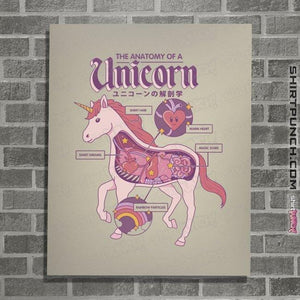 Shirts Posters / 4"x6" / Natural Unicorn Anatomy