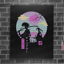 Load image into Gallery viewer, Shirts Posters / 4&quot;x6&quot; / Black Samurai Chillhop
