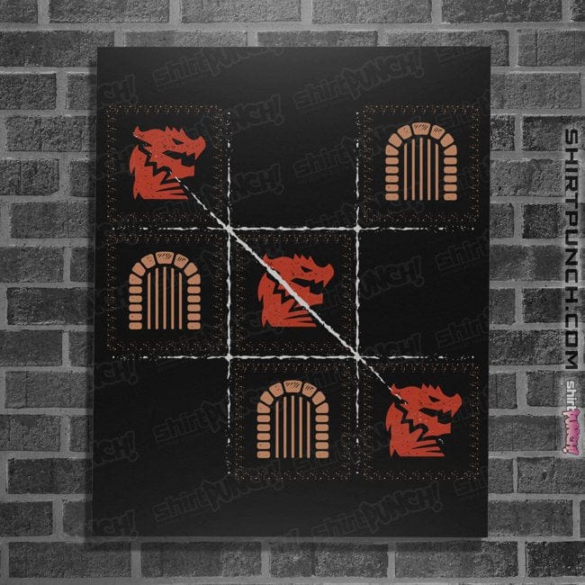 Secret_Shirts Posters / 4"x6" / Black Three In A Row