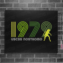 Load image into Gallery viewer, Daily_Deal_Shirts Posters / 4&quot;x6&quot; / Black USCSS Nostromo 1979
