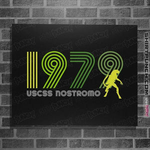 Daily_Deal_Shirts Posters / 4"x6" / Black USCSS Nostromo 1979