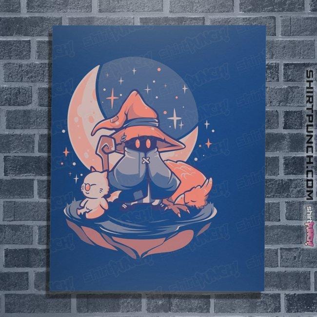 Daily_Deal_Shirts Posters / 4"x6" / Royal Blue Nightfall Mage