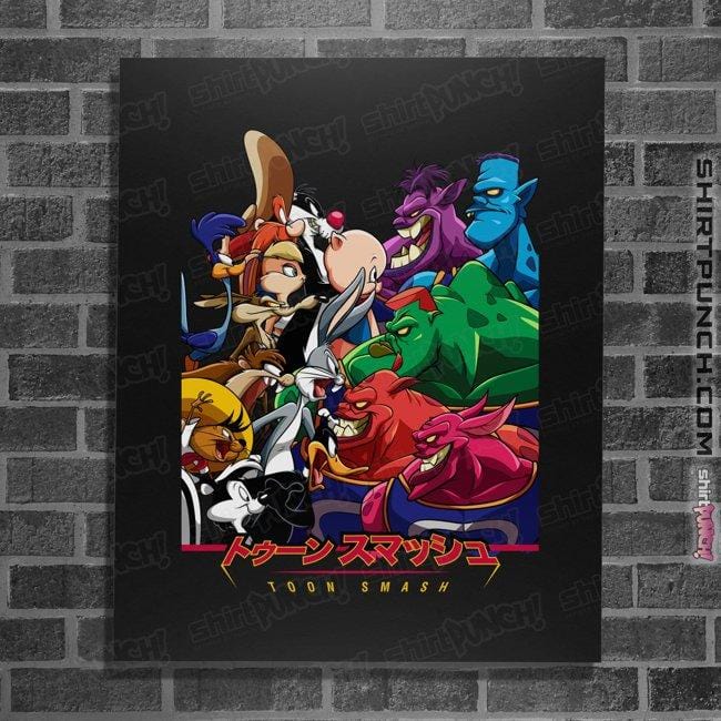Shirts Posters / 4"x6" / Black Toon Smash