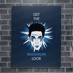 Shirts Posters / 4"x6" / Navy Get The Magnum Look