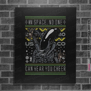 Daily_Deal_Shirts Posters / 4"x6" / Black A Very Xeno Christmas