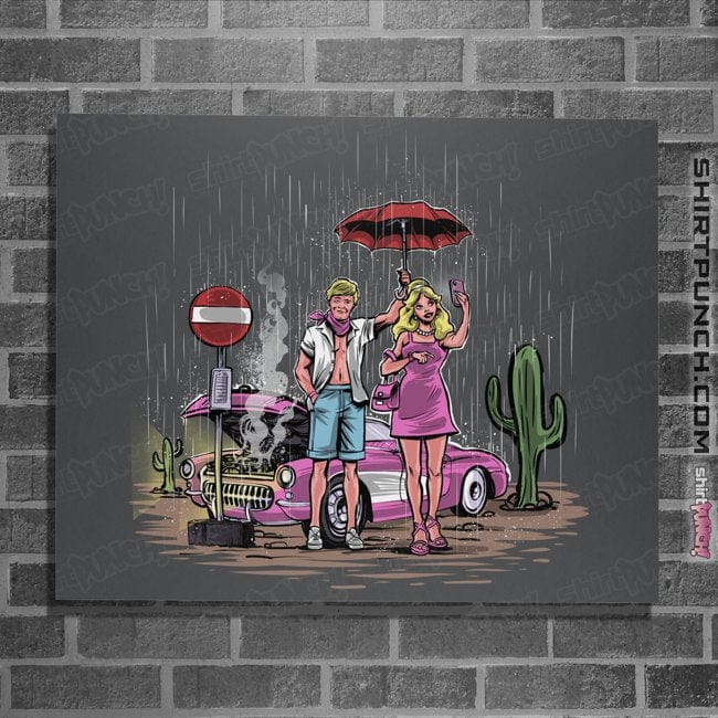 Shirts Posters / 4"x6" / Charcoal My Neighbor Barbie
