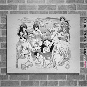 Shirts Posters / 4"x6" / White Smash Girls Hot Spring